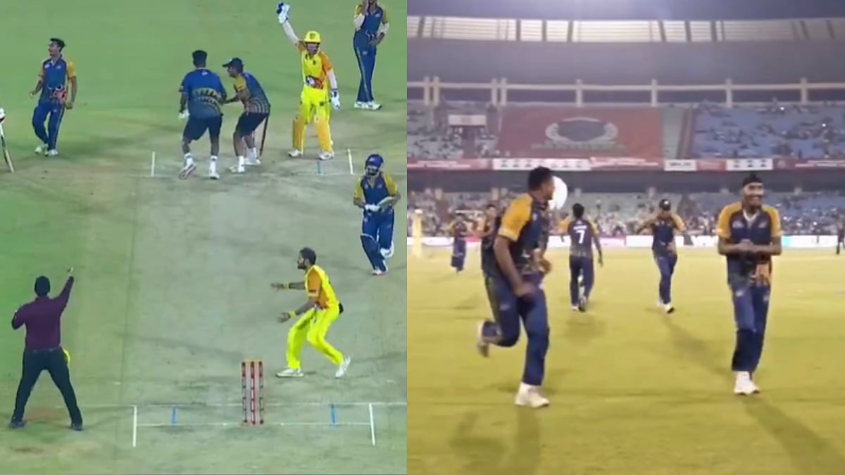 Hilarious Scenes! CCPL Final Erupted Into Chaos As Players Ripped Out Stumps During Premature Victory Celebration | Video