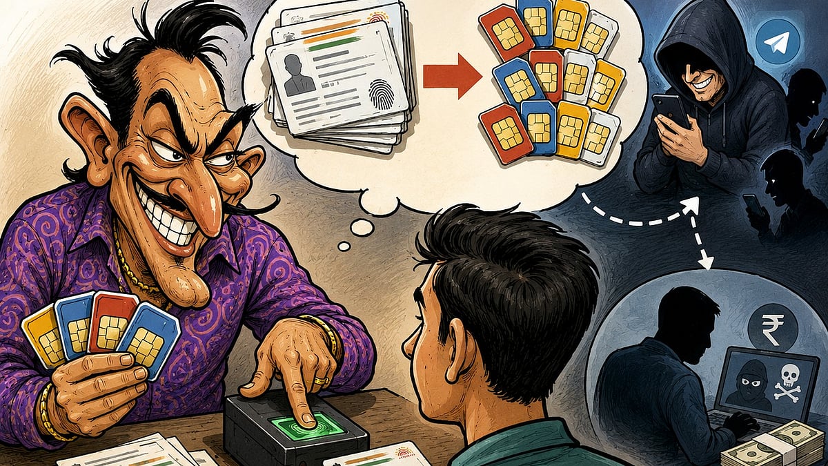 SIM Card Agents Under Scrutiny Over Link To Fraud Syndicates In Bhopal