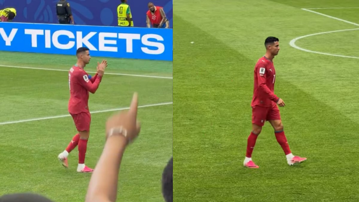 'Messi, Messi!': Cristiano Ronaldo Mocked With Lionel Messi Chants After Portugal's Disappointing Draw Against DR Congo At FIFA World Cup 2026 | Video