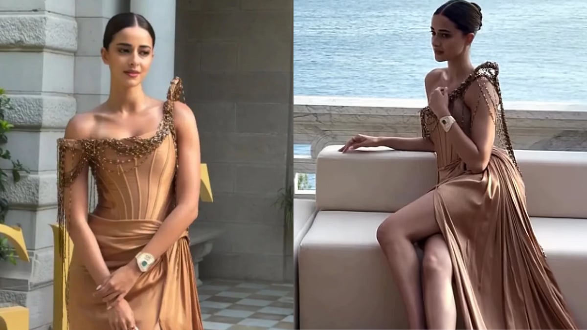 Ananya Panday Turns Monaco Into Her Runway In Sculptural Gaurav Gupta Couture And ₹1 Lakh Crystal Heels