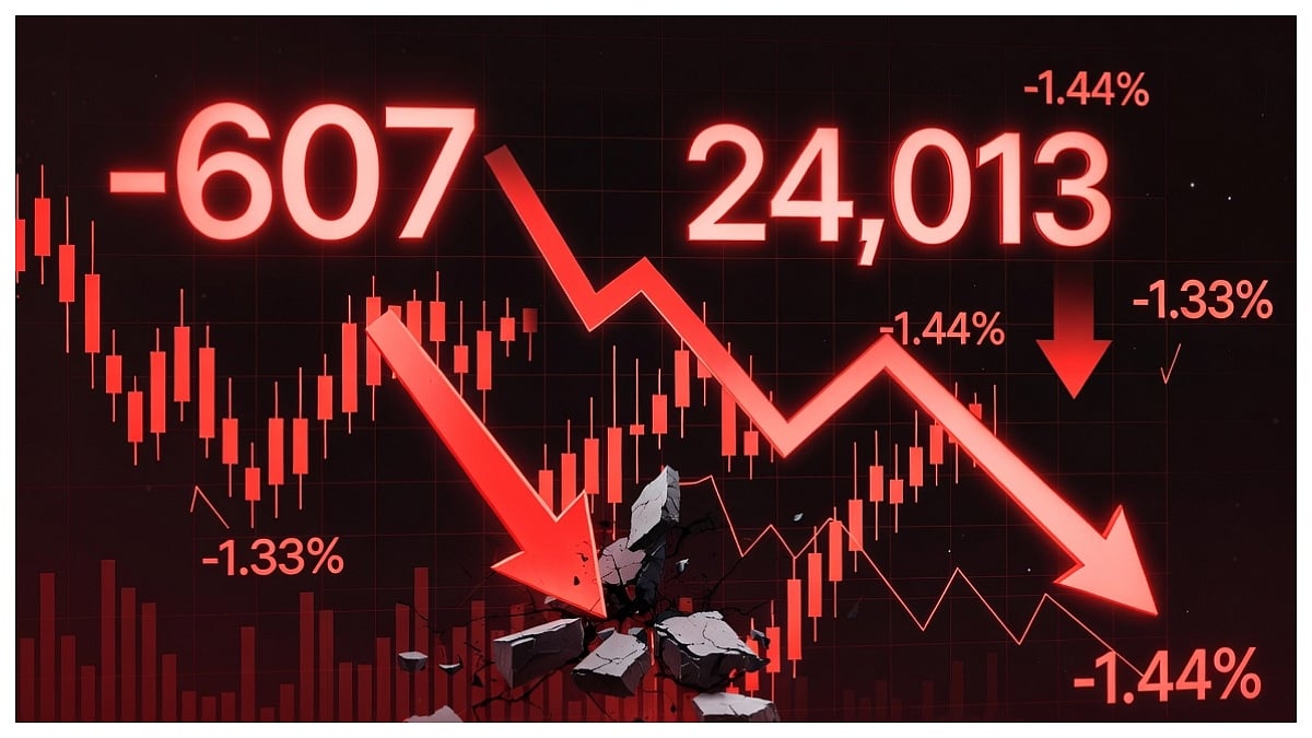 Sensex Falls 607 Points After 5-Day Rally, Nifty Slips To 24,013 As IT Stocks Crash