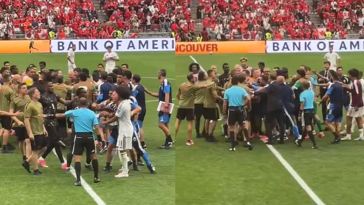 FIFA World Cup 2026: Huge Brawl Erupts Between Players After Heated Canada vs Qatar Clash | Video