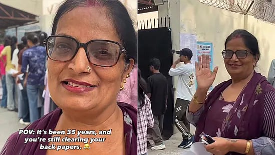 'Waah Mummy, Tum Chha Gaye': 50-Year-Old Woman Returns To College After 35 Years To Clear Exams; Wins Hearts Online