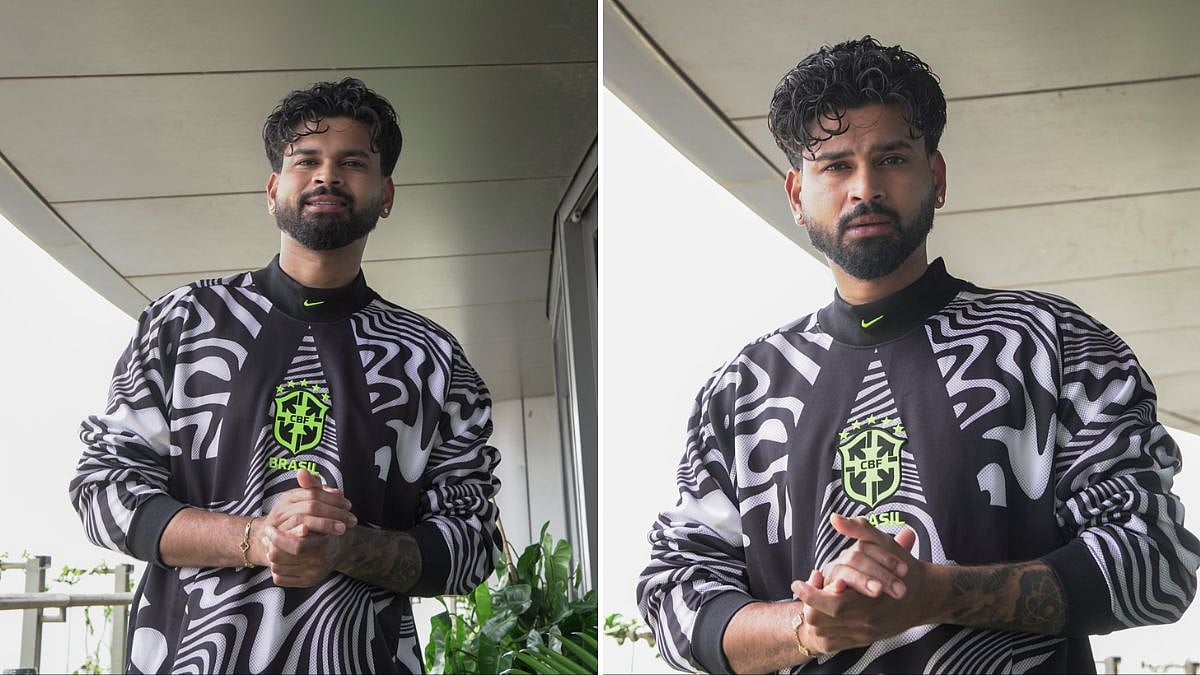 'To The Beautiful Game': Shreyas Iyer Shows Support For Brazil During FIFA World Cup 2026; Sports $100 GK Jersey 