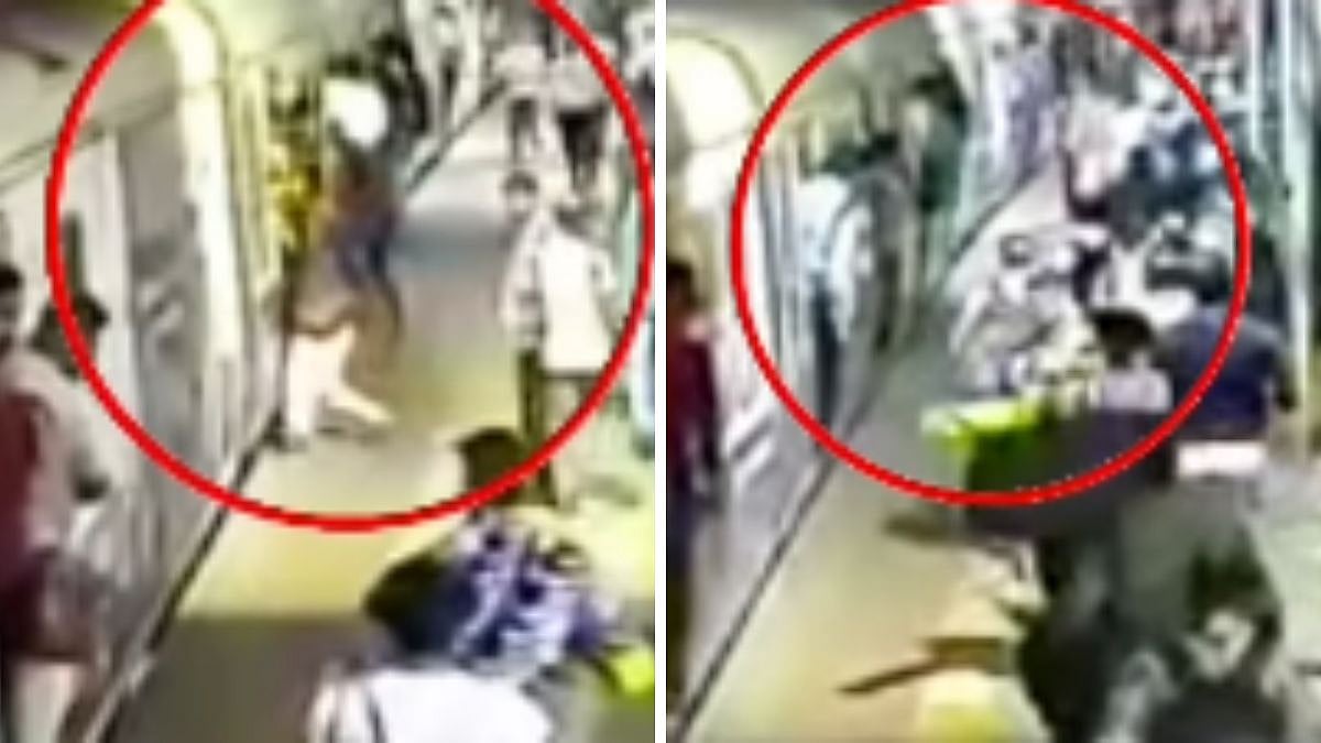 VIDEO: Dombivli GRP Cop Saves 70-Year-Old Man Who Slips While Attempting To Board Moving Mumbai Local Train