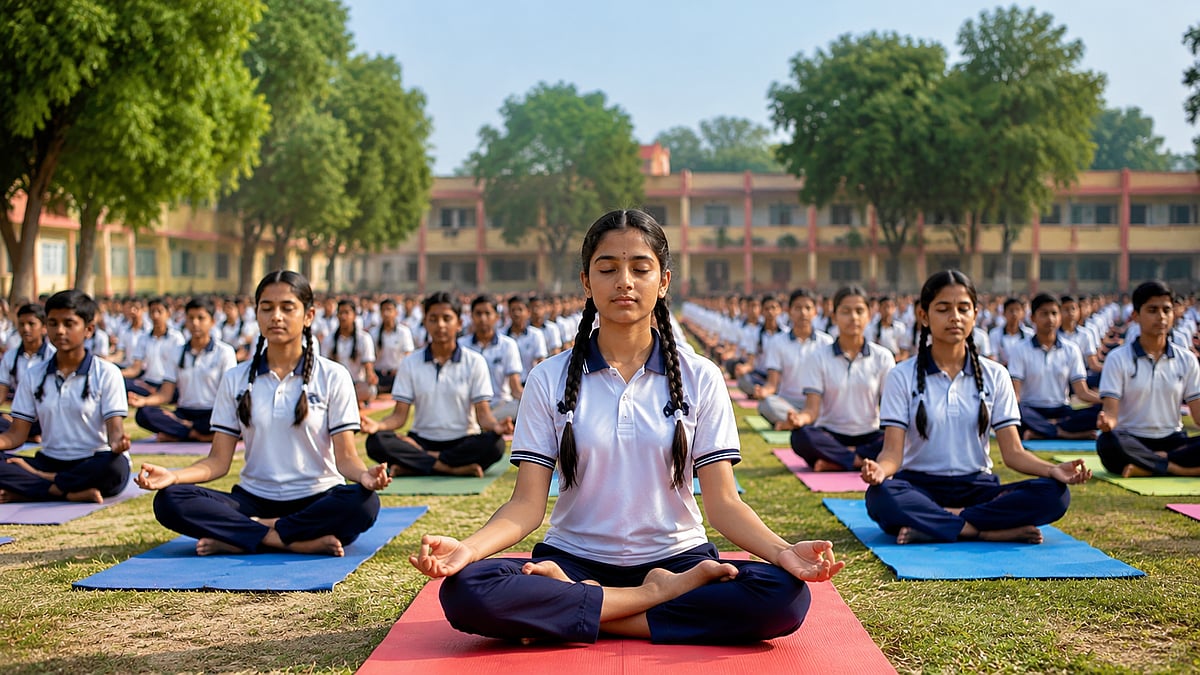 Uttar Pradesh Gears Up For 12th International Yoga Day With Massive Student Participation Across Over 1.32 Lakh Govt Schools