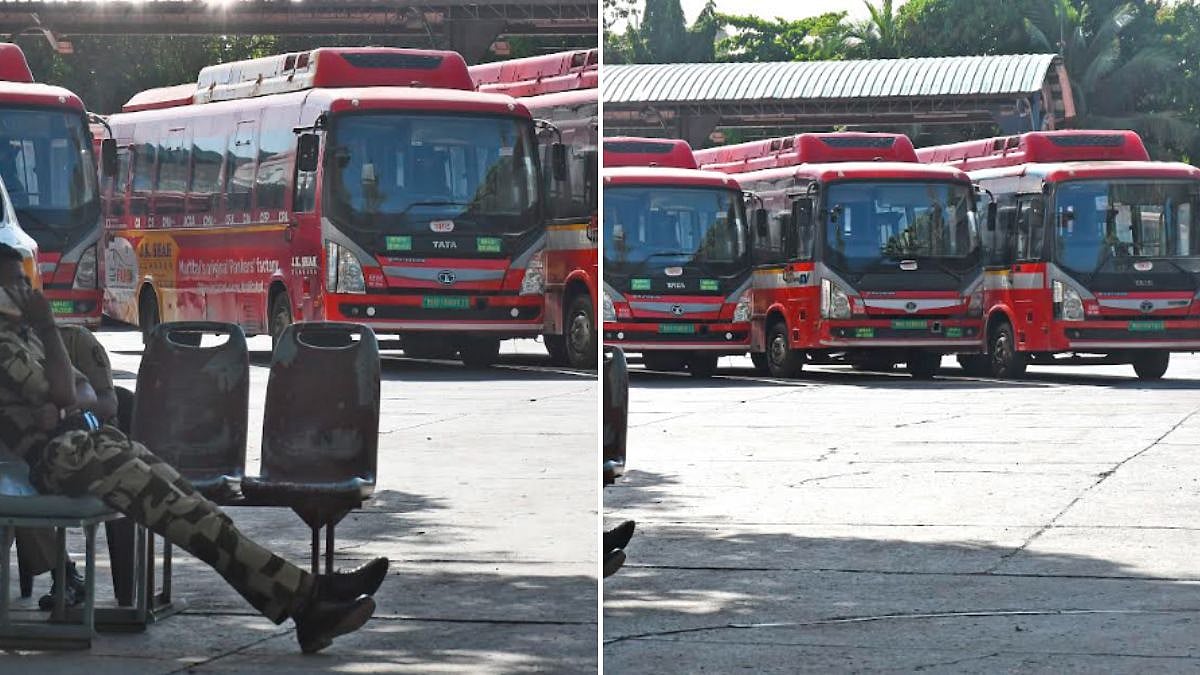 BEST Strike Enters Second Day Crippling Mumbai Bus Services; MESMA Invoked, Nearly Complete Fleet Shutdown