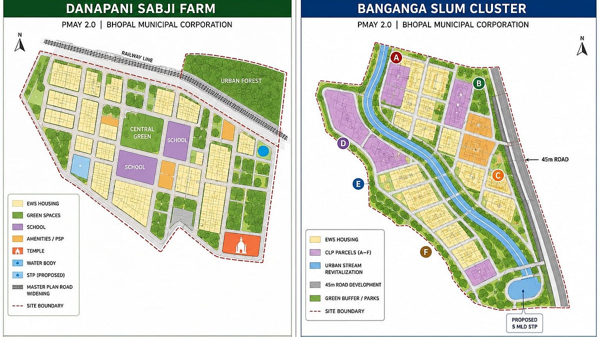 BMC Prepares MP's Largest Slum Rehabilitation Project Yet: ₹3,835 Crore Plan For 98 Hectares Under PMAY 2.0