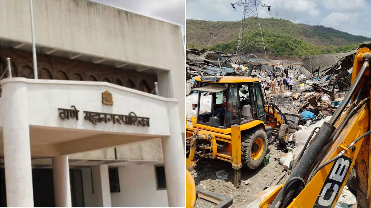 Thane Municipal Corporation Demolishes 39 Unauthorised Godowns In Diva Anti-Encroachment Drive