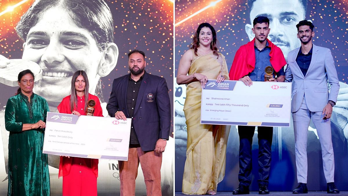 Neeraj Chopra, Parul Chaudhary Crowned Best Athletes At Indian Athletics Awards  