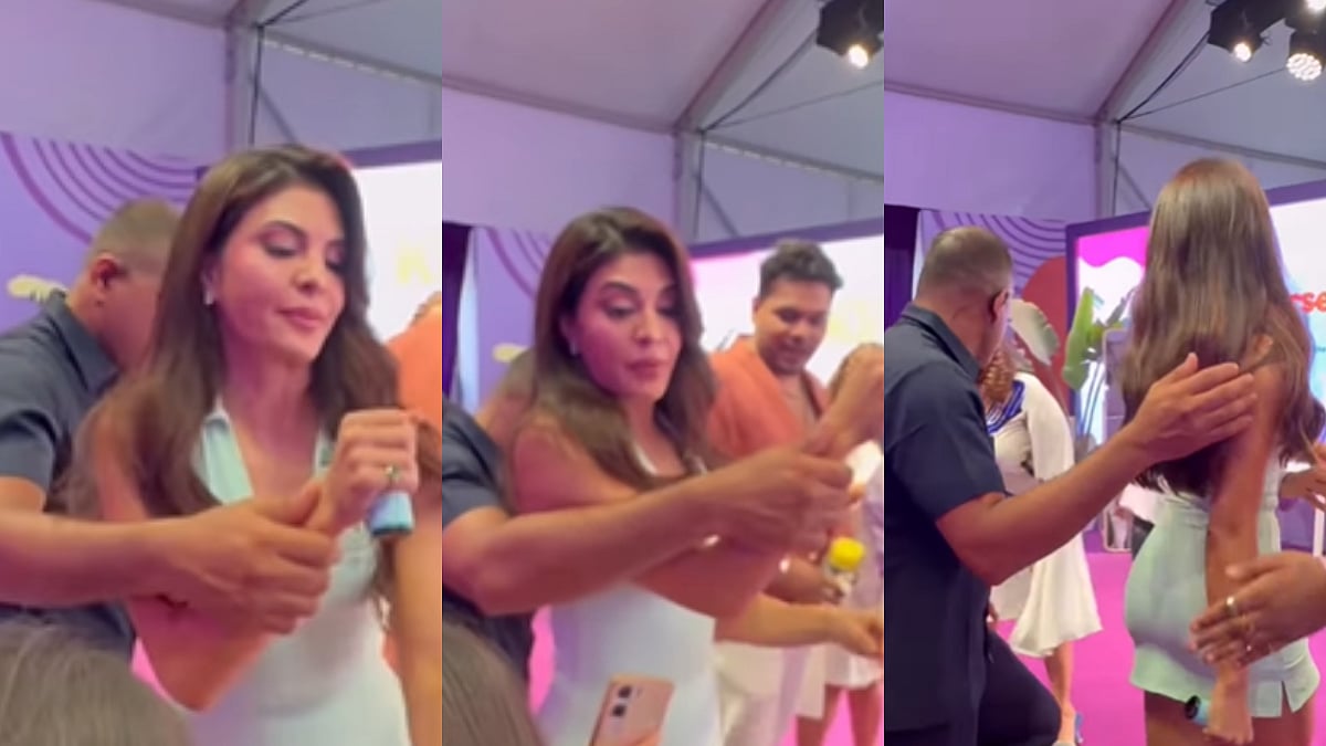 'Touch Karne Ka Right Kisne Diya...': Jacqueline Fernandez's Bodyguard Holds Her Wrist & Stops Actress From Clicking Pictures With Fans; Netizens React - Watch Video