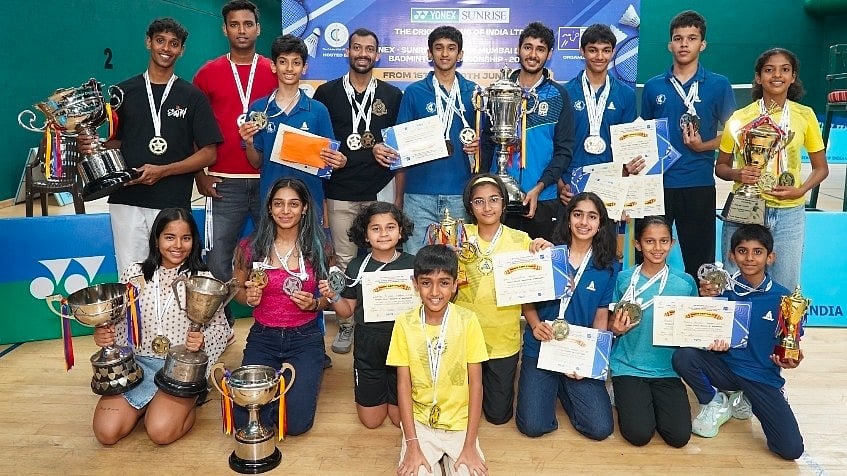 Rudra, Ruhaan, Akshat & Harshit Shine As CCI Shuttlers Dominate Mumbai District Badminton Championship 2026