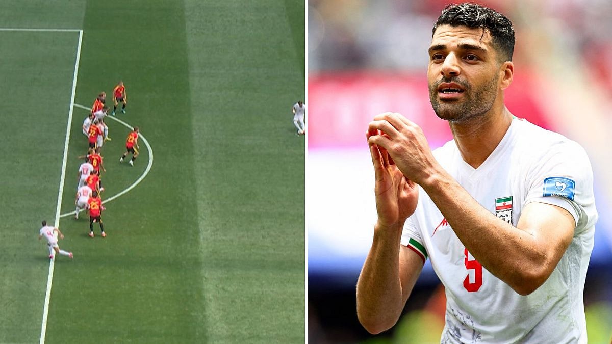 Offside Drama! Iran's Mehdi Taremi Denied Goal In US During FIFA World Cup 2026 Clash Against Belgium | VIDEO