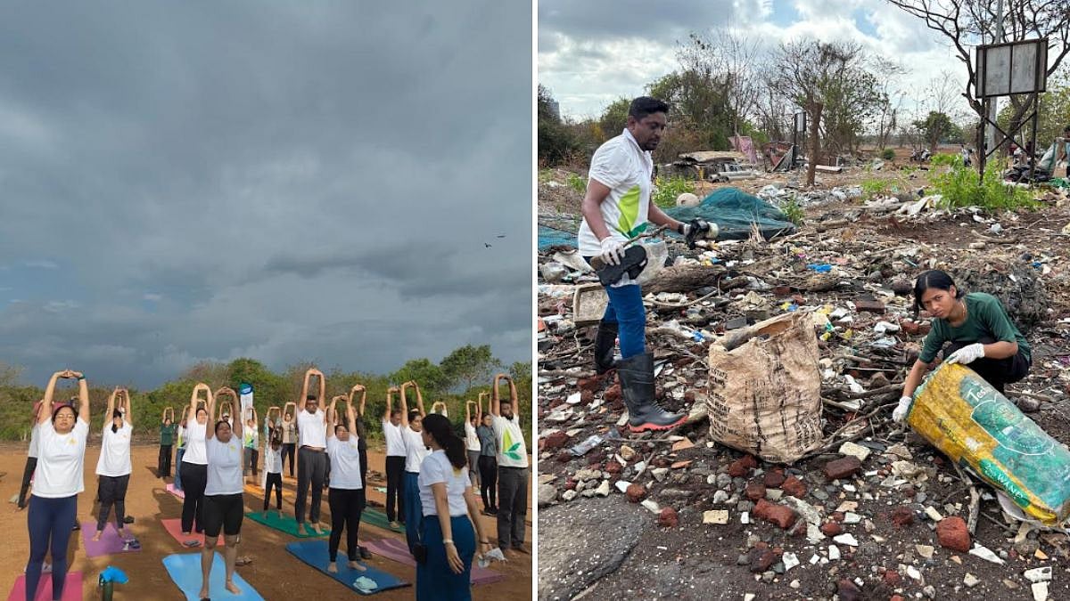 'Pran & Paryavaran': Yoga Day Celebration Blends Wellness, Mangrove Conservation In Navi Mumbai