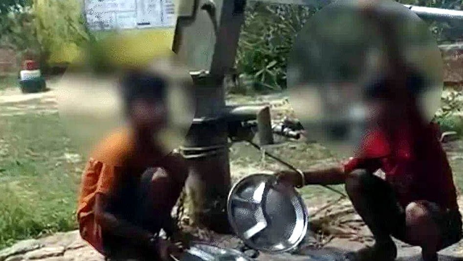 Children Made To Wash Midday Meal Utensils In Sheopur School; Probe Ordered