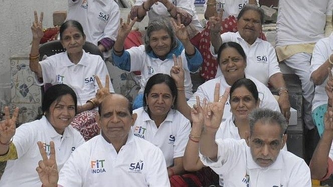 Sports Authority Of India Hosts Yoga Session At Old Age Home In Bhopal