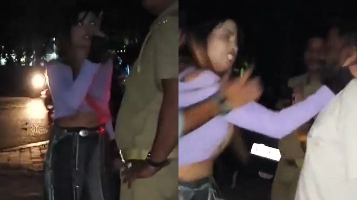 Video: 'Drunk' Woman, Creates Late-Night Ruckus In Meerut, Booked With 2 Others