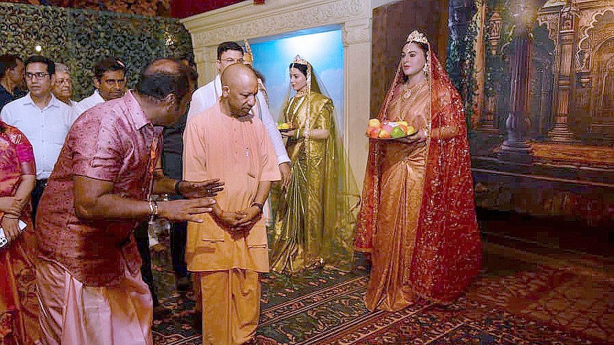 Uttar Pradesh CM Yogi Adityanath Inaugurates 'Ramayana Wax Museum' In Ayodhya