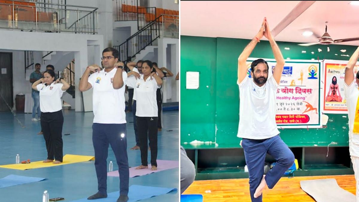 Thane Marks 12th International Yoga Day With Massive Public Turnout & District-Wide Wellness Drive Across Venues