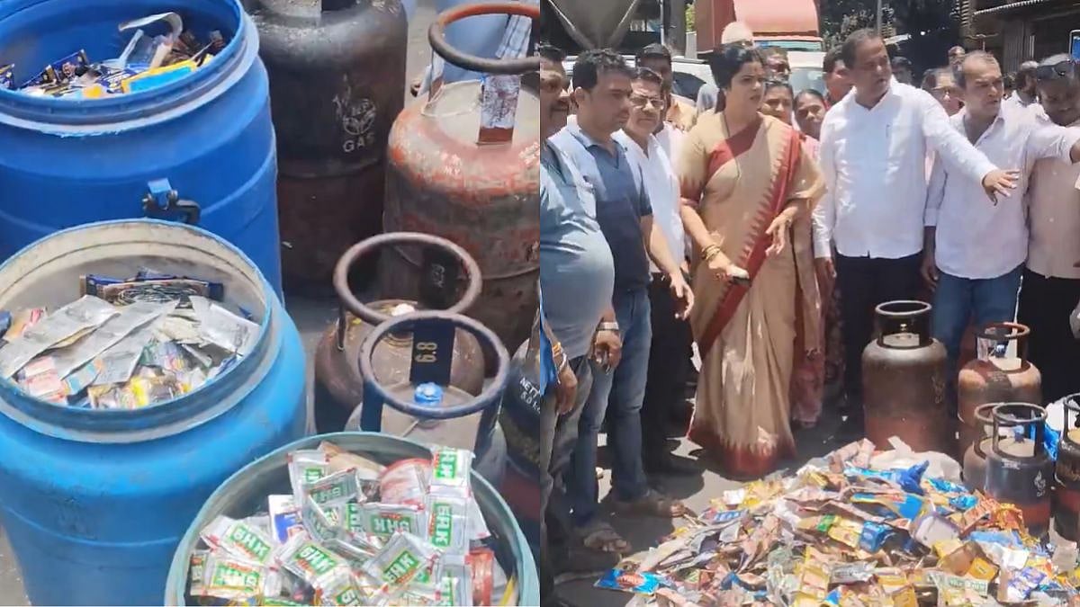 Mumbai Mayor Ritu Tawde Orders Strict Action After Illegal Gas Cylinders, Banned Gutkha Seized During Raid At LTT Campus
