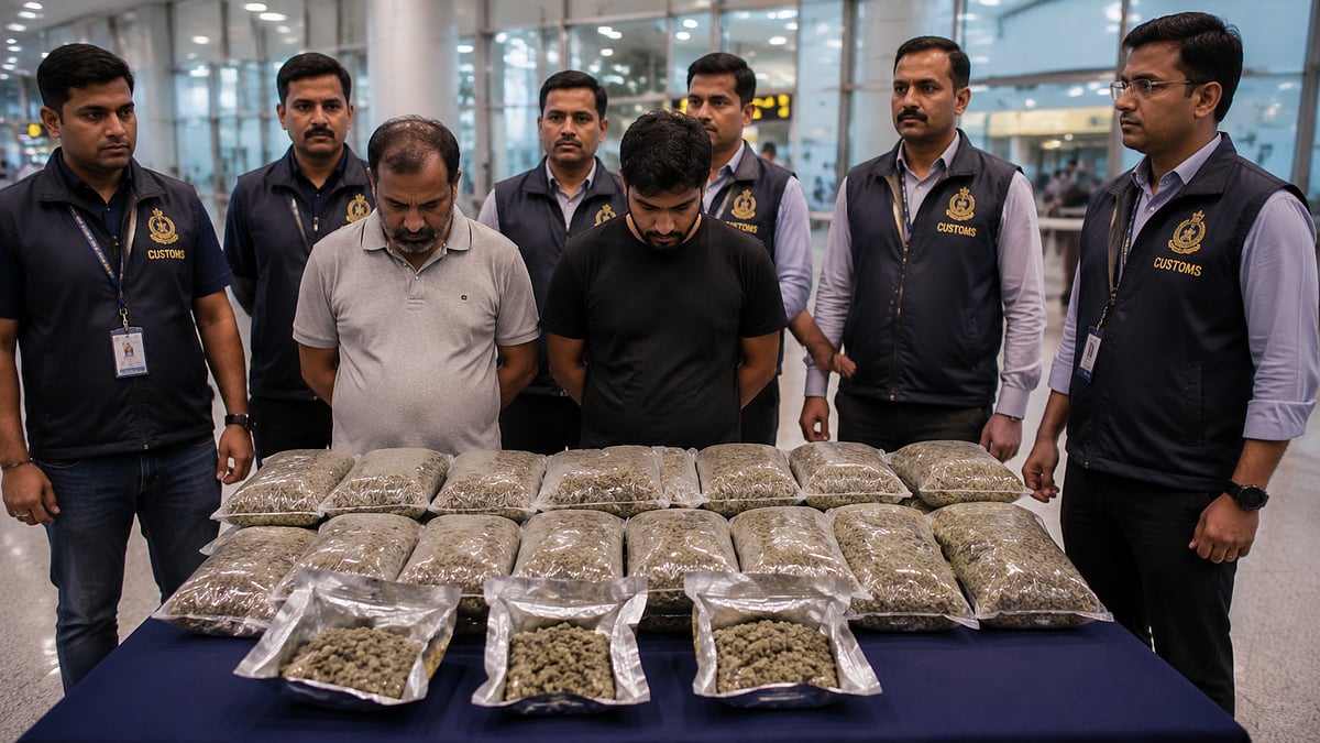 Mumbai Customs Busts Bangkok-Linked Drug Syndicate, Seizes Hydroponic Weed Worth ₹6.65 Crore, Arrests Two