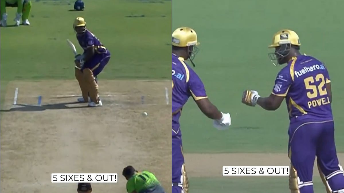 WATCH: Rovman Powell Hits Dasun Shanaka For 5 Consecutive Sixes, Then Falls On Sixth Ball In MLC 2026 Clash