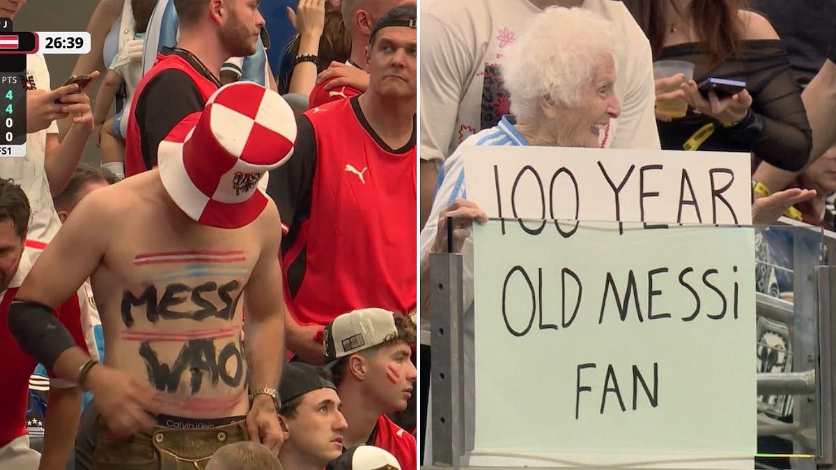 ‘Messi Who?’ Austria Fan’s Taunt Meets Perfect Reply From 100-Year-Old Argentina Supporter