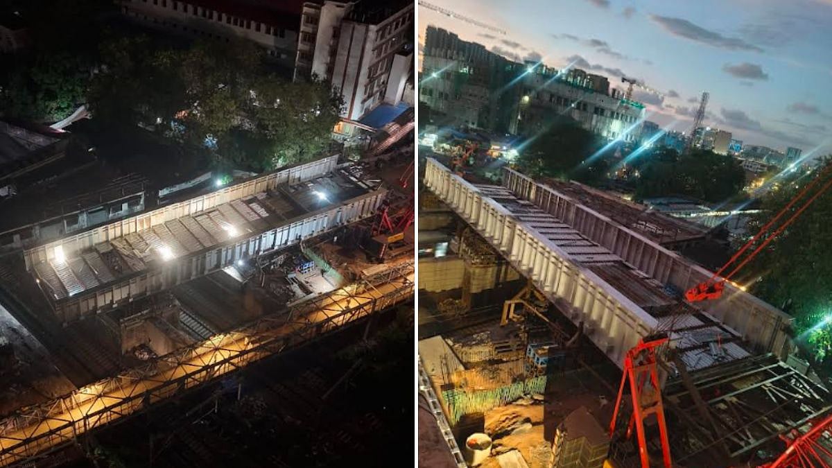 Central Railway Launches 500-Tonne Steel Girder For Sion ROB Reconstruction In Overnight Night Block