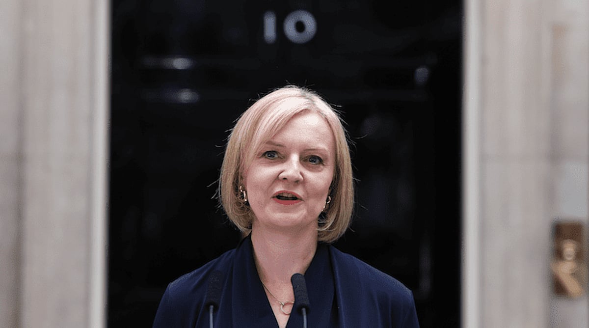 Former British Prime Minister Liz Truss