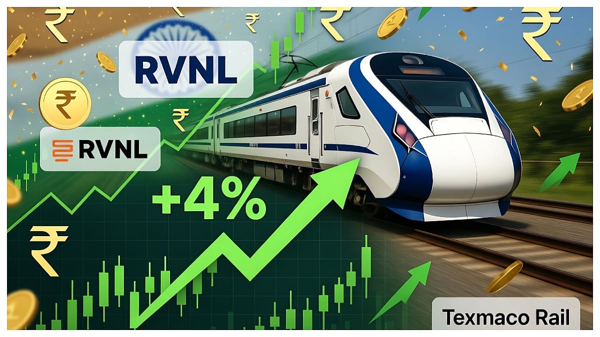 Railway Stocks Jump Up To 4%, RVNL And Texmaco Gain After Securing Fresh Orders Worth Over ₹3,240 Crore