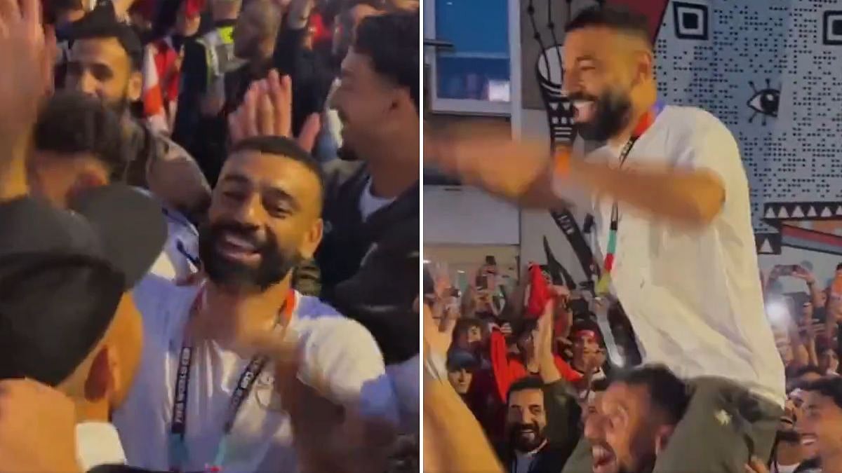 VIDEO: Mohamed Salah Dances With Egypt Fans On The Streets To Celebrate First Ever FIFA World Cup Win