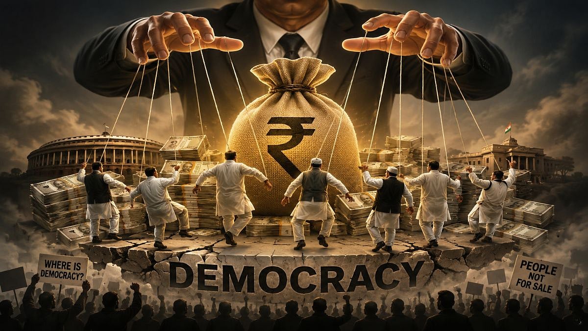 When Power Becomes Absolute And Money Flows Like A River, Democracy Drowns