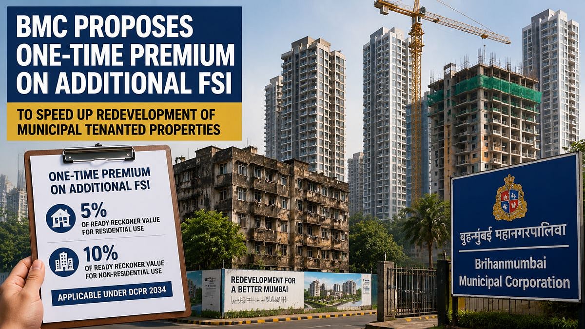 Mumbai: BMC Proposes One-Time Premium On Additional FSI To Speed Up Redevelopment Of Municipal Tenanted Properties