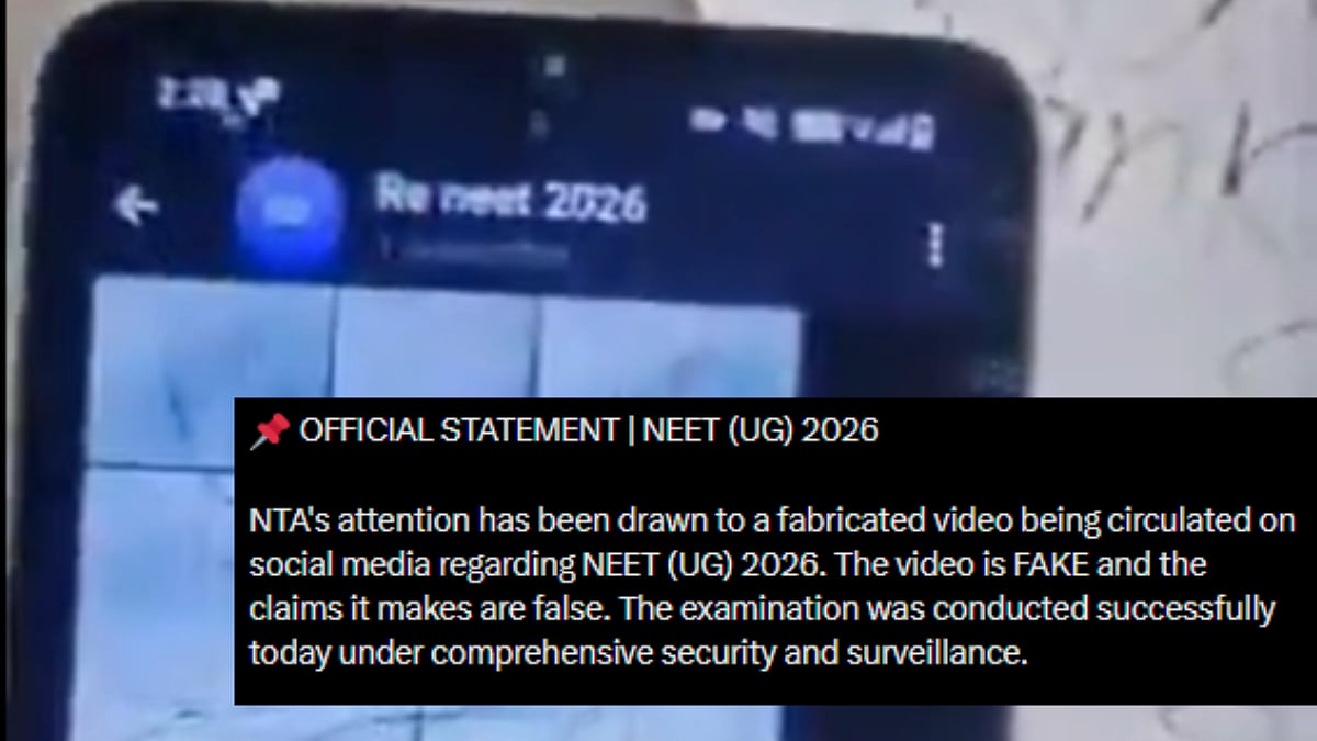 NTA Debunks Fake NEET UG 2026 Paper Leak Video, Warns Of Strict Action Against Rumour-Mongers