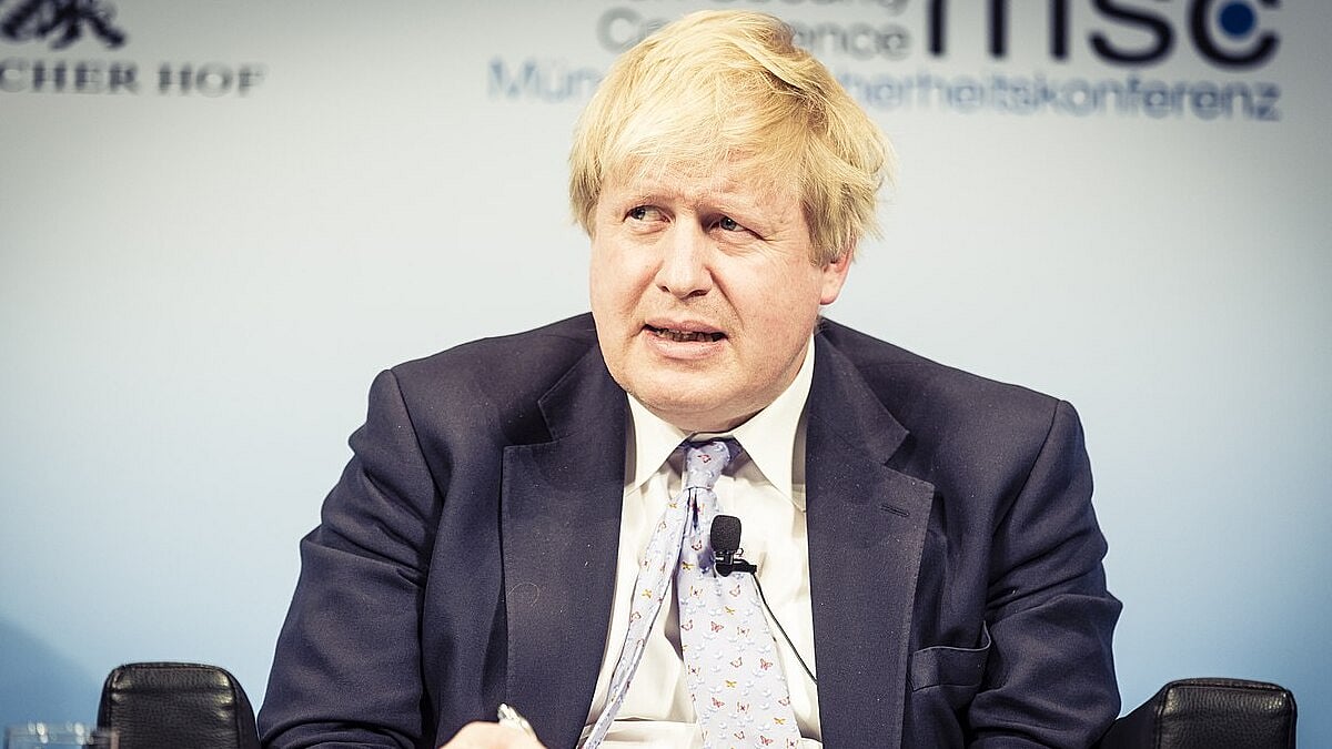 Former British prime minister Boris Johnson
