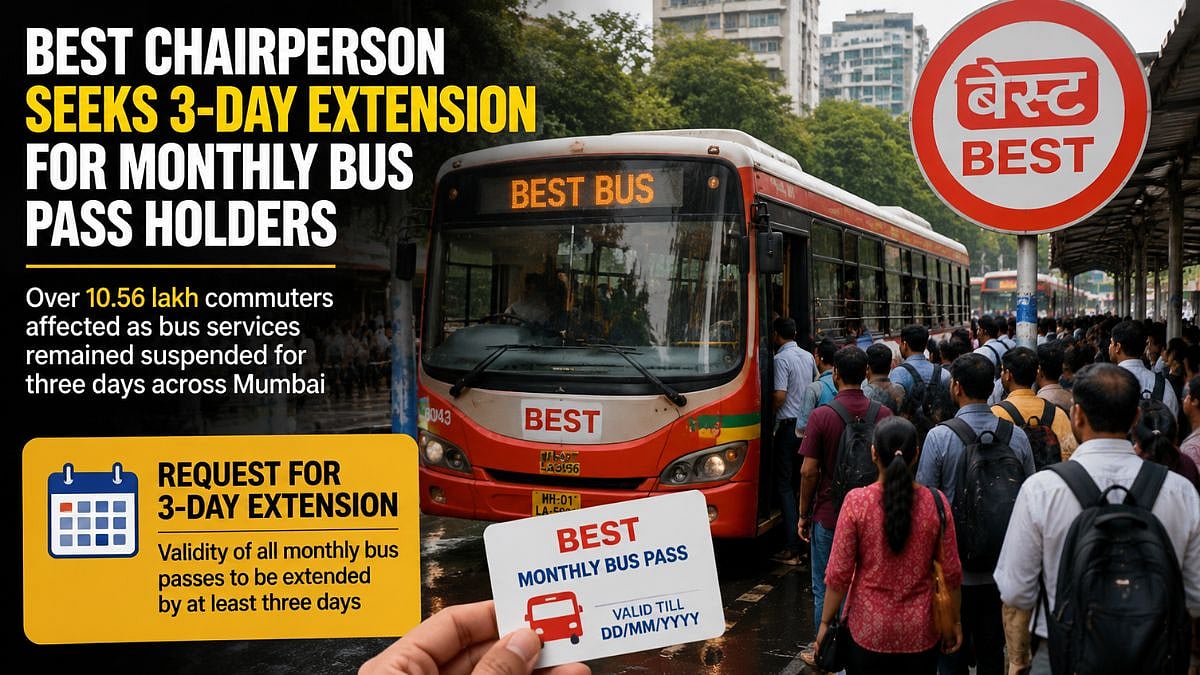 Mumbai Bus Strike: BEST Chairperson Seeks 3-Day Extension For Monthly Pass Holders
