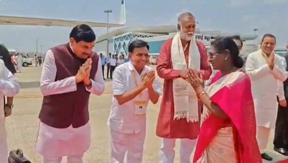 President Draupadi Murmu Concludes Five-Day Madhya Pradesh Visit; Chief Minister Mohan Yadav Bids Her Farewell-- VIDEO