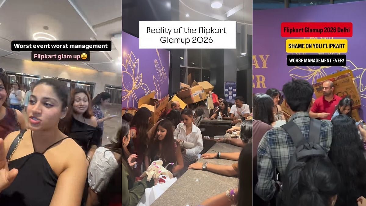 Chaos At Flipkart's Glam Up Fest In Delhi: Influencers Clash Over Gift Hampers, Videos Go Viral