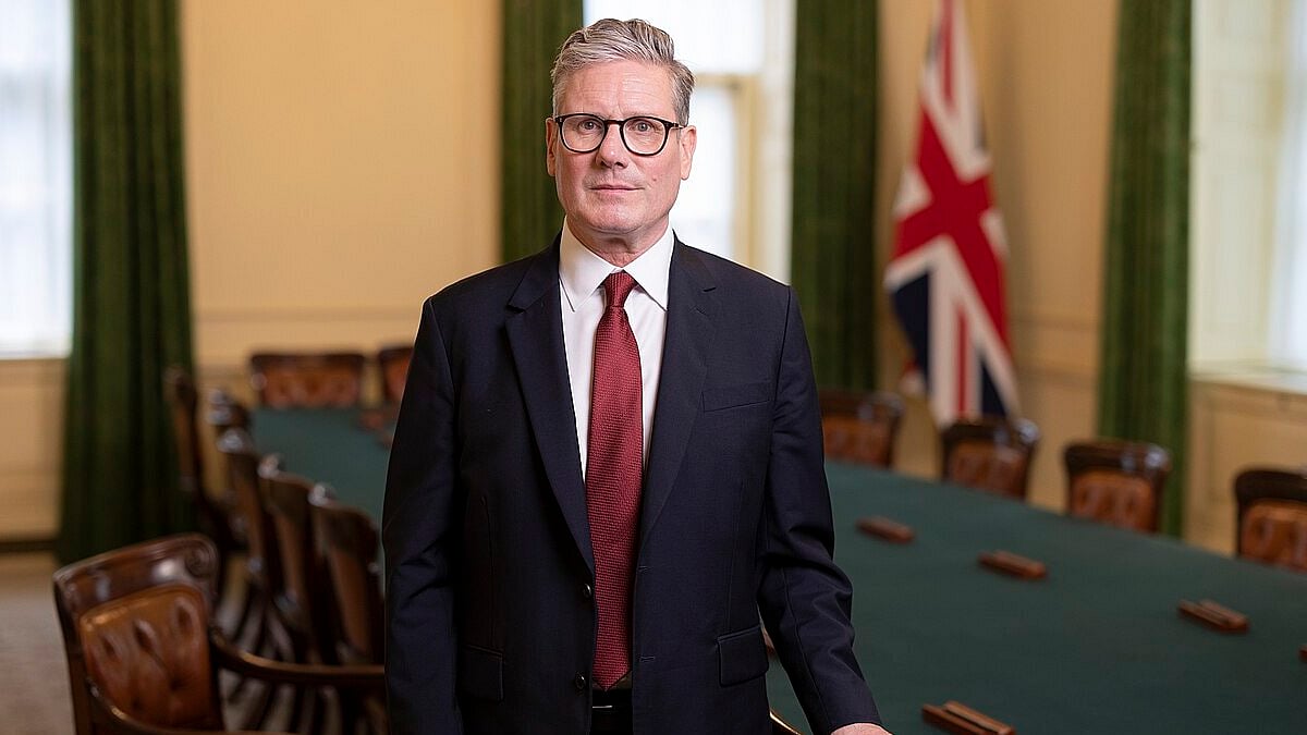 Outgoing British prime minister Sir Keir Starmer