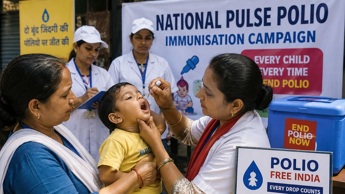 Panvel Municipal Corporation Targets Vaccination Of Over 64,000 Children In National Pulse Polio Drive
