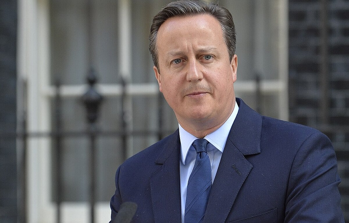 Former British prime minister David Cameron