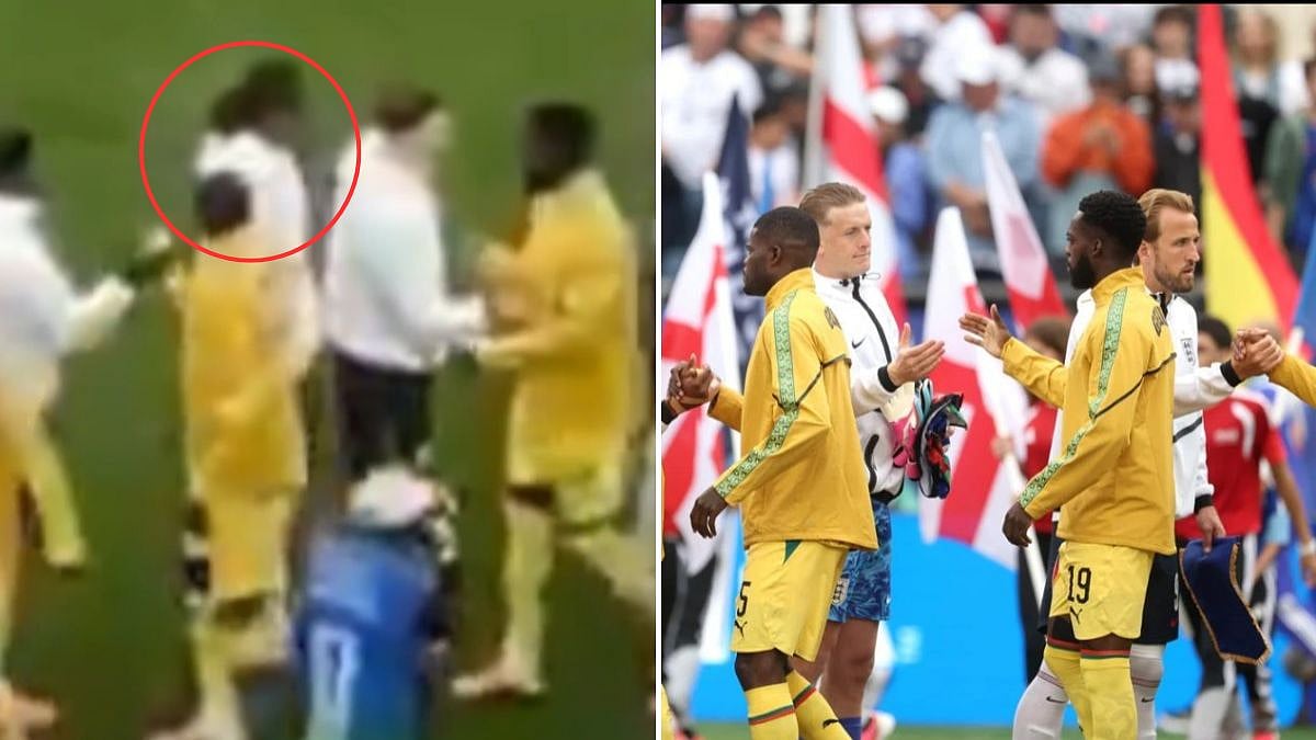 FIFA World Cup 2026: Djed Spence Snubs Handshake With Rape Accused Partey Before England Vs Ghana Clash; Video Goes Viral