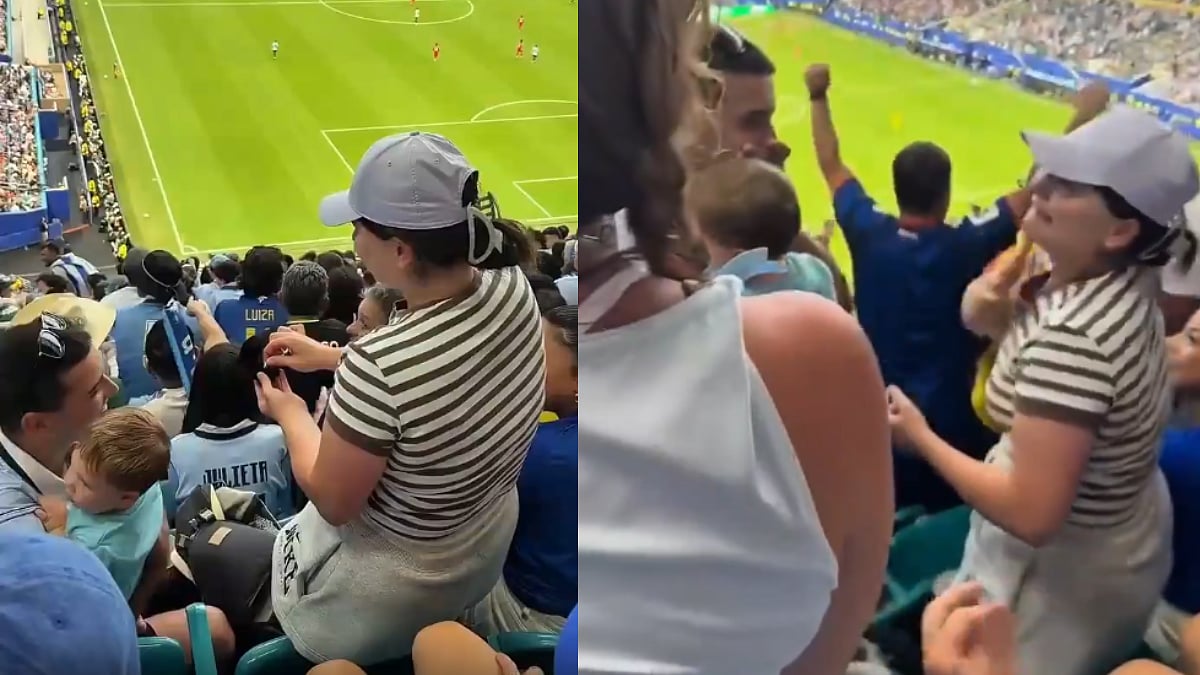 Romance Turns Into Drama! Uruguay Fan's Proposal Gets Interrupted By Cape Verde's Goal During FIFA World Cup 2026 | Video