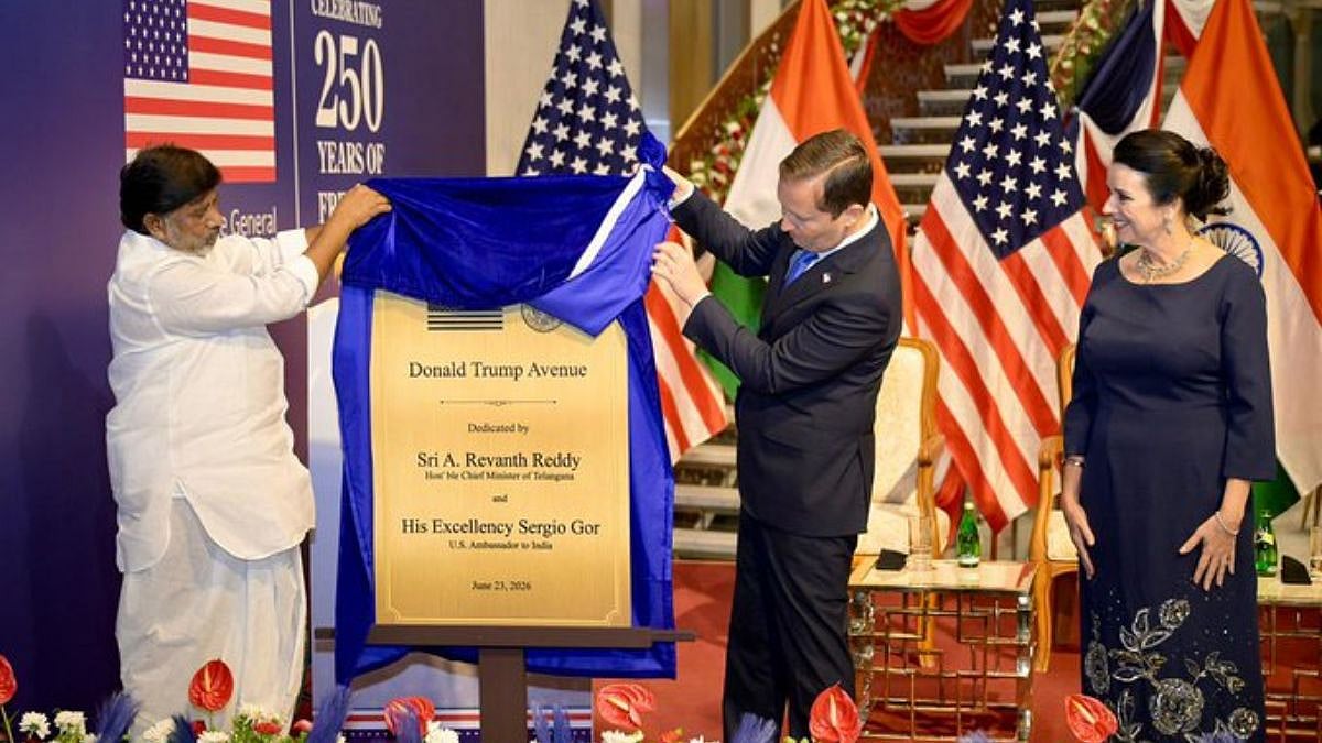 'Donald Trump Avenue' Unveiled In Hyderabad As Telangana Celebrates 250 Years Of US Independence