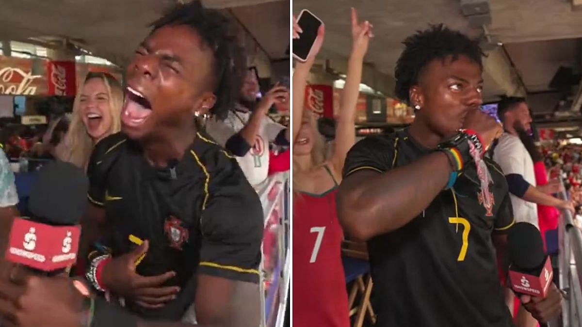 'Loves Ronaldo More Than His Wife': IShowSpeed Breaks Down In Tears After Watching Cristiano Ronaldo Score Against Uzbekistan | VIDEO