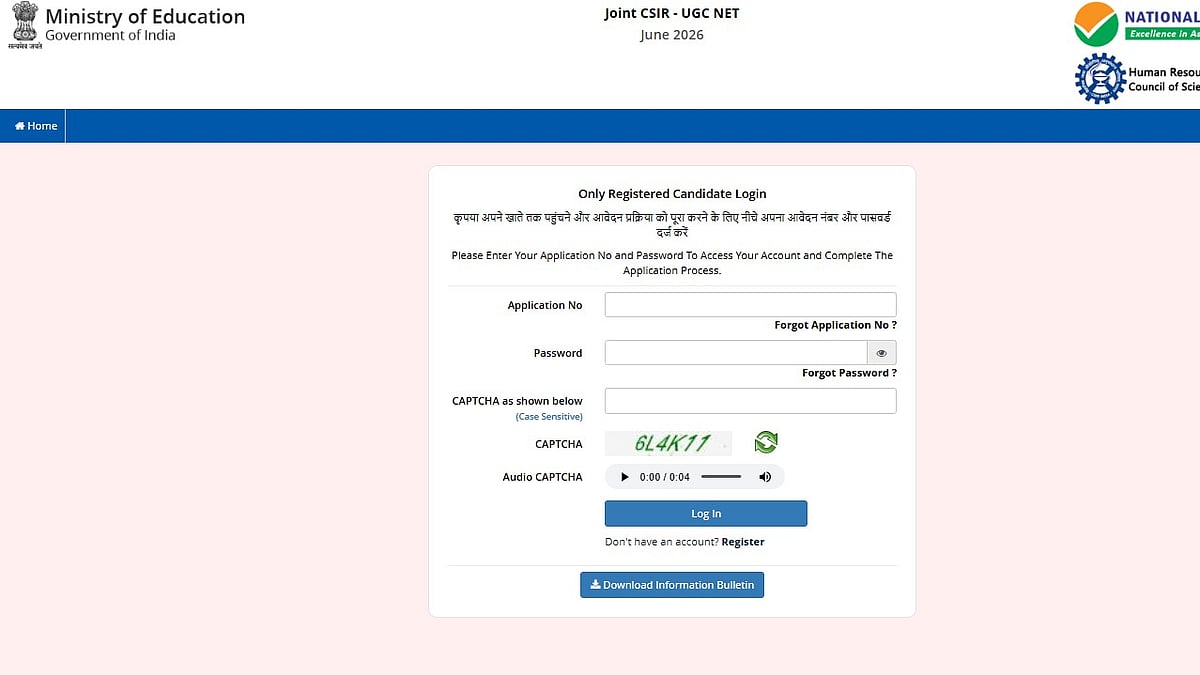 NTA To Close CSIR UGC NET June 2026 Application Correction Window Today; Apply Until 11:50 PM
