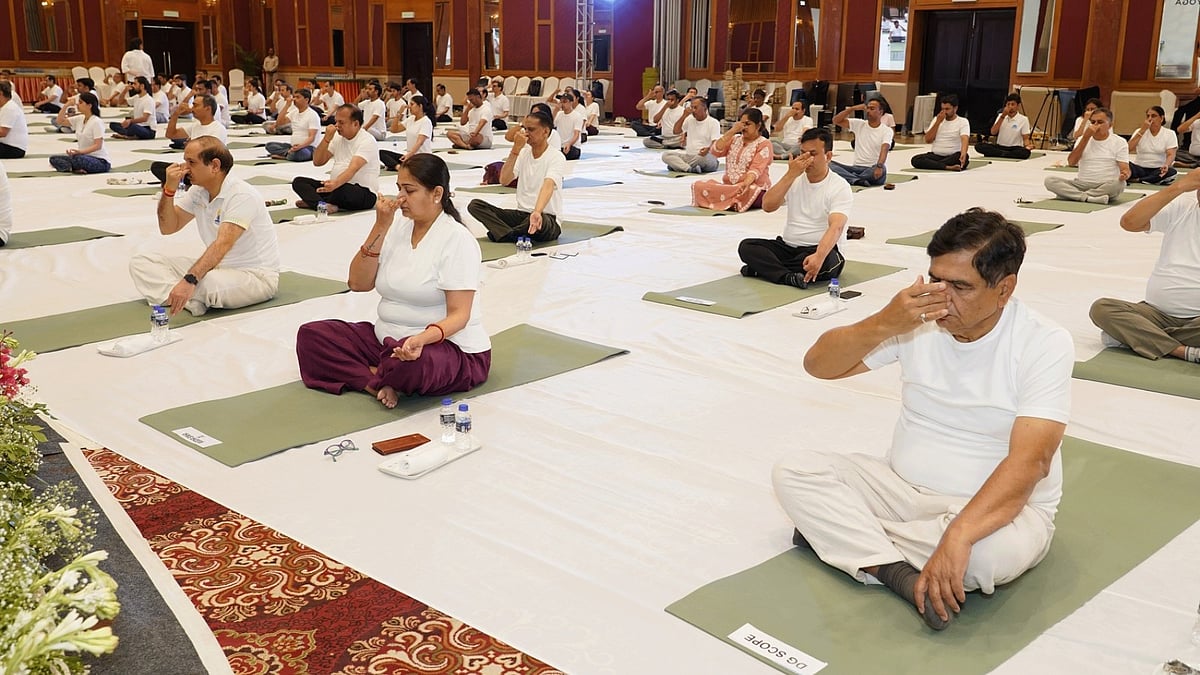 SCOPE and ITDC jointly organize Yoga Celebration