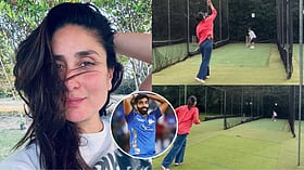 Kareena Kapoor posts playful cricket session with Taimur, jokingly challenges Jasprit Bumrah