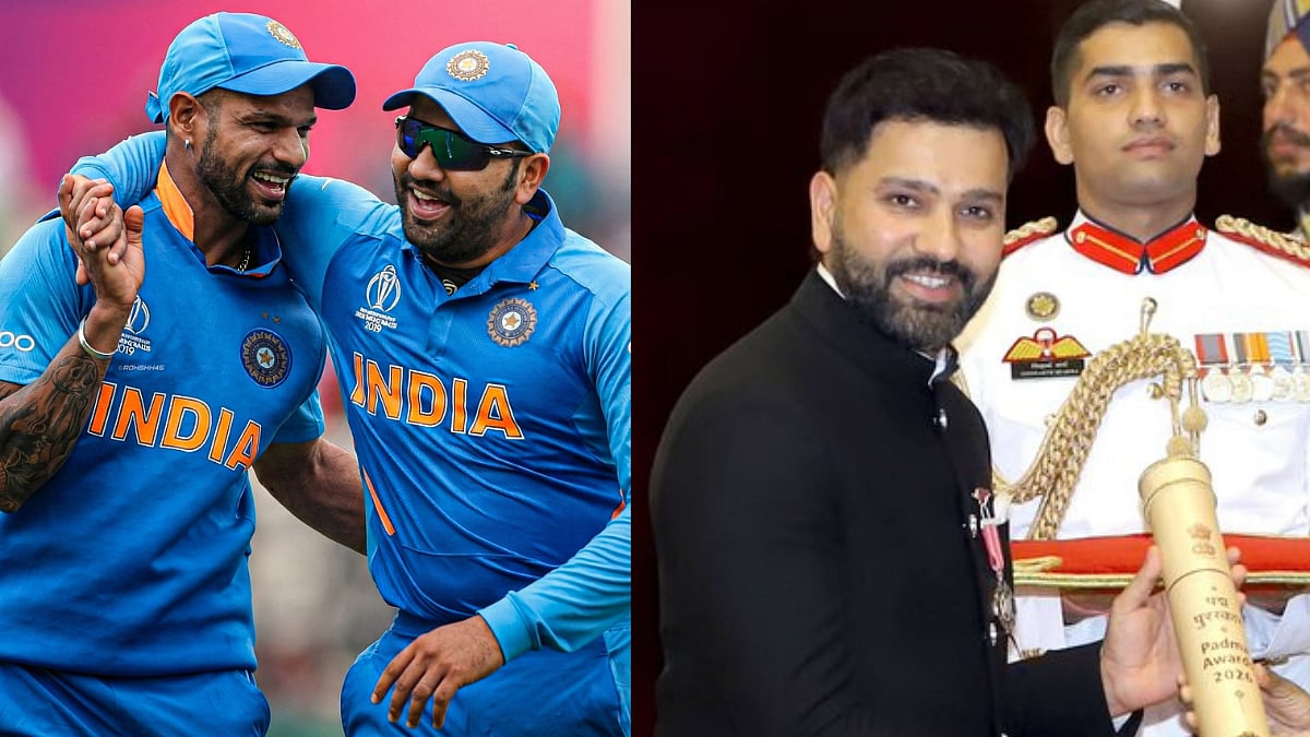 'Runs, Records Aur Leadership…': Shikhar Dhawan Pens Heartfelt Message As Rohit Sharma Receives Padma Shri