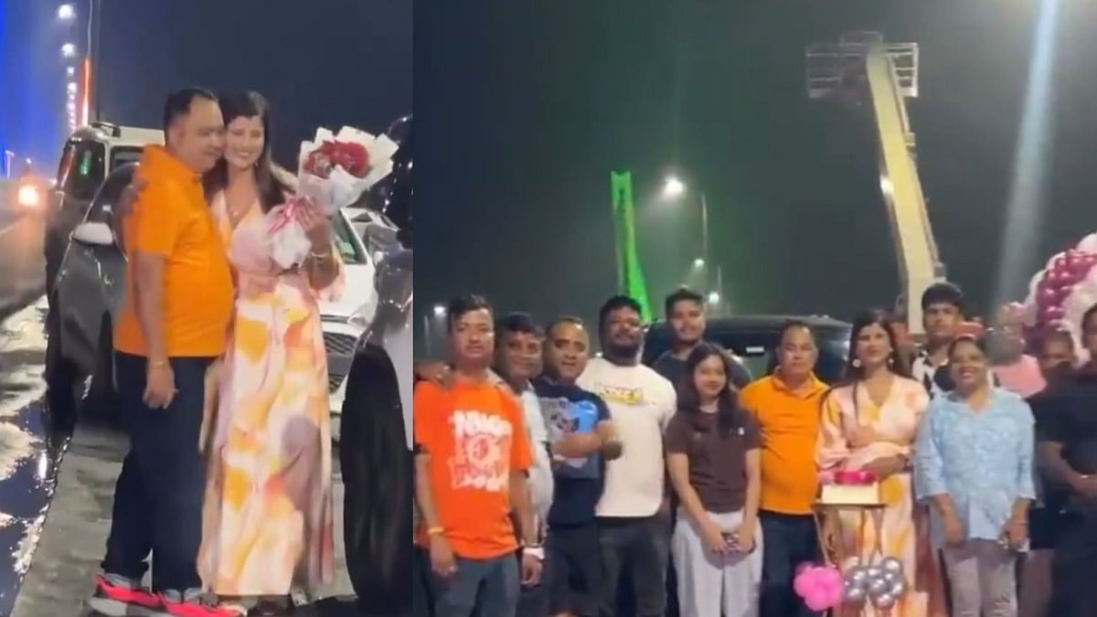 Roses, Romance And Lock-Up: Assam Businessman's Guwahati Flyover Birthday Bash For Wife Ends In Arrest - VIDEO